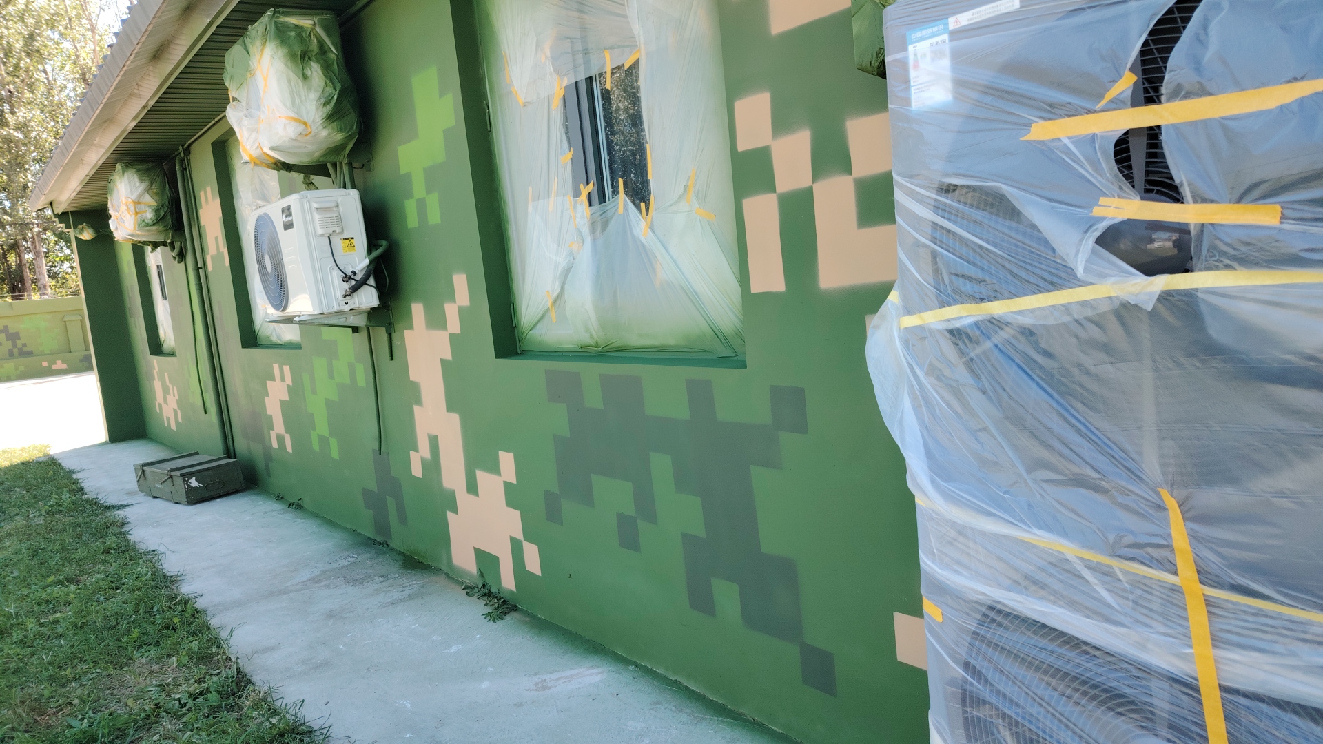 西藏外墙迷彩漆施工多少钱 伪装迷彩漆  